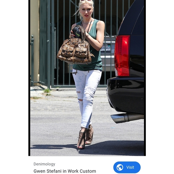 Work Custom moto zip jeans - size 27 - Picture 2 of 8